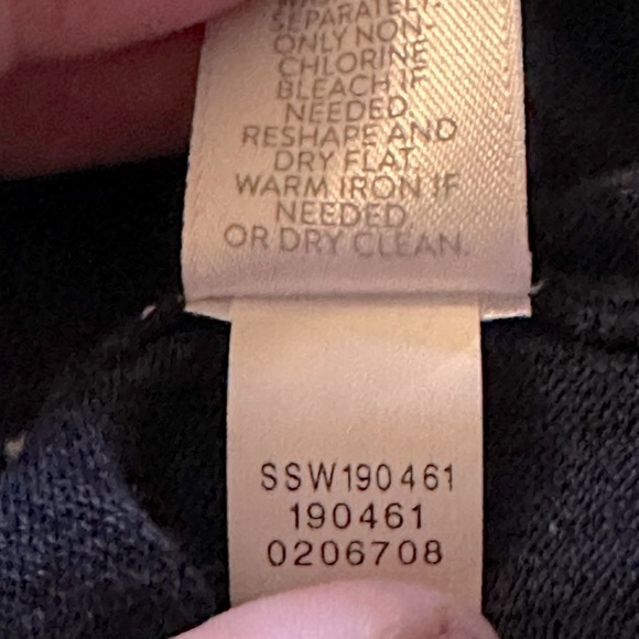 J Jill Wearever Collection Blue & White diagonal striped sweater size small - Picture 10 of 10